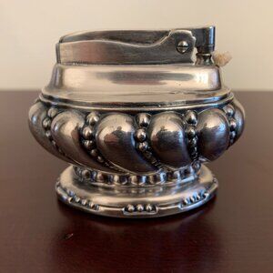 Vintage Ronson Silver Plated "Crown" Table Lighter- Patent No. 2481195